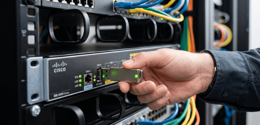 Format USB for Cisco IOS